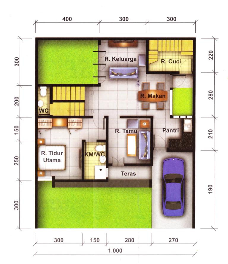 Gambar Desain Rumah Type 21