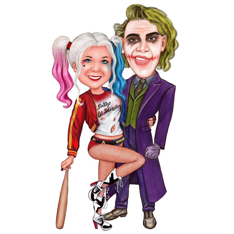 Harley Quinn Und Joker Zeichnen