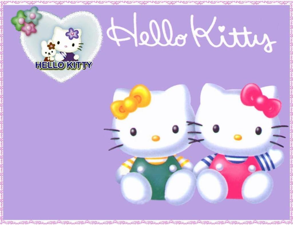 Hello Kitty Warna Ungu