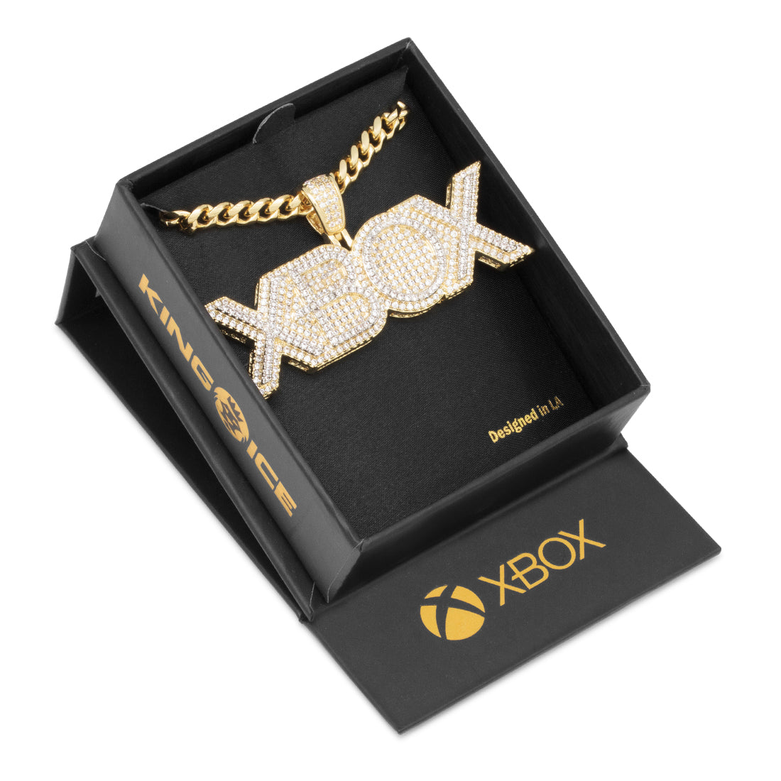 King Ice Skateboard Necklace