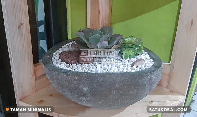 Pot Bunga Besar Dari Batu Alam