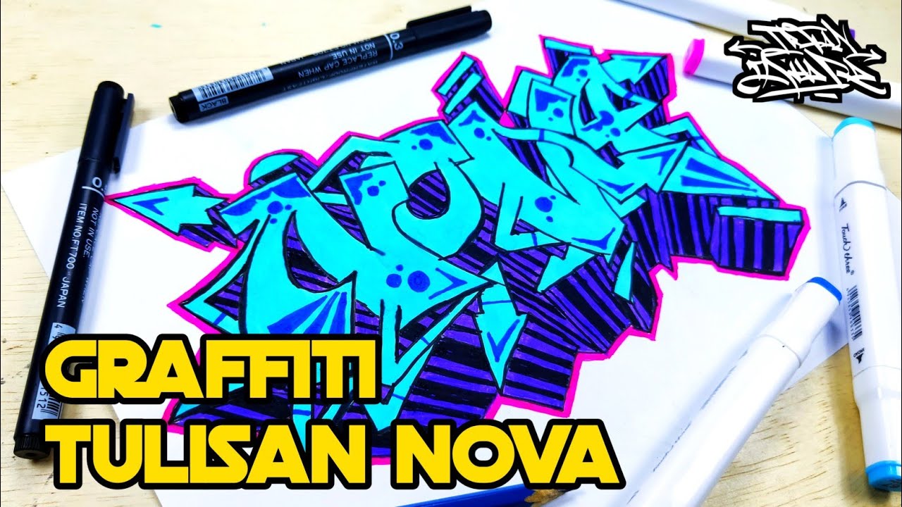 Sketsa Graffiti Di Kertas