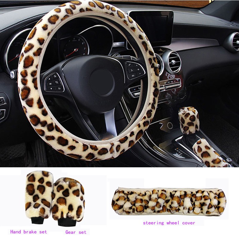 Snake Print Steering Wheel Cover