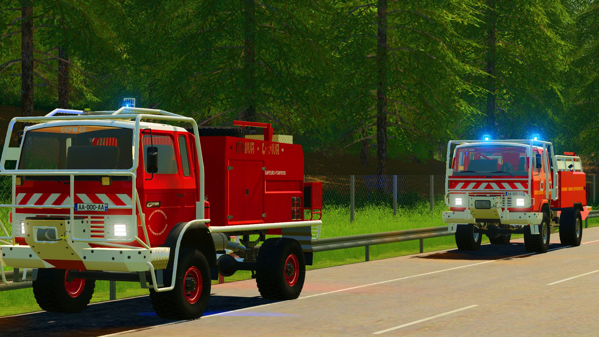 Fire trucks