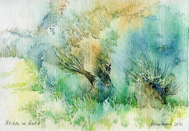 Coburg, Aquarell, Oberfranken, Haaresquelle