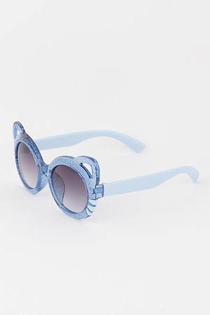 KIDS Glitter Open Cat Ear Sunglasses