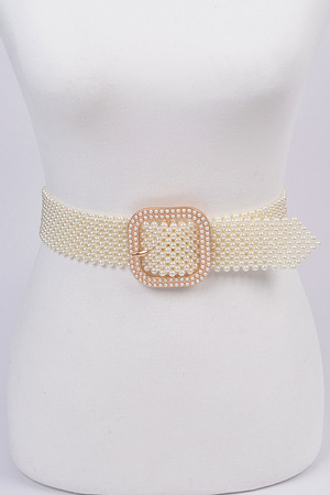 Knitted Pearl Belt.