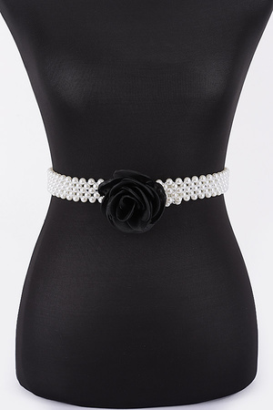 Flower Stretch Pearl Belt