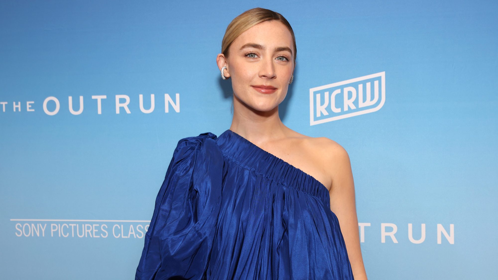 Saoirse Ronan at 'The Outrun' premiere.