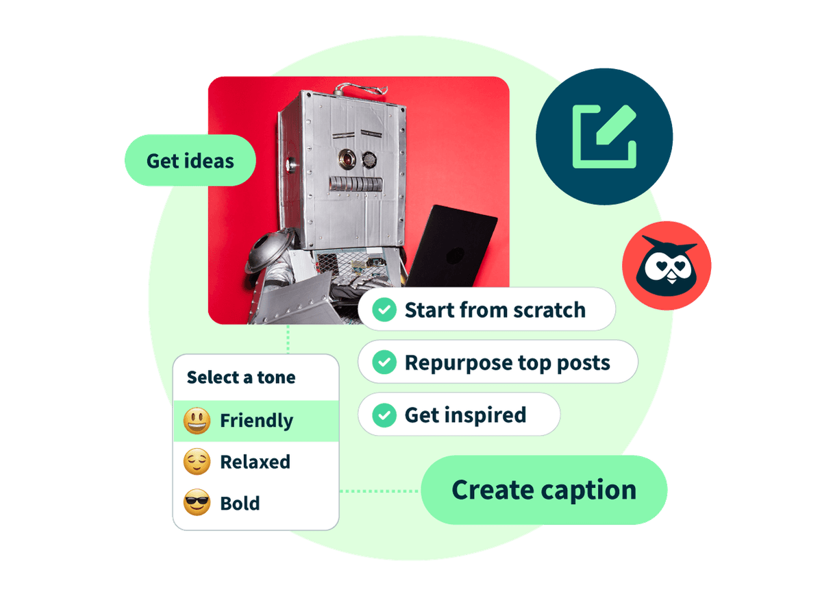 Product image of how to automate your social content using Hootsuite