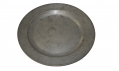 GEORGE III PEWTER PLATE WITH HALLMARKS