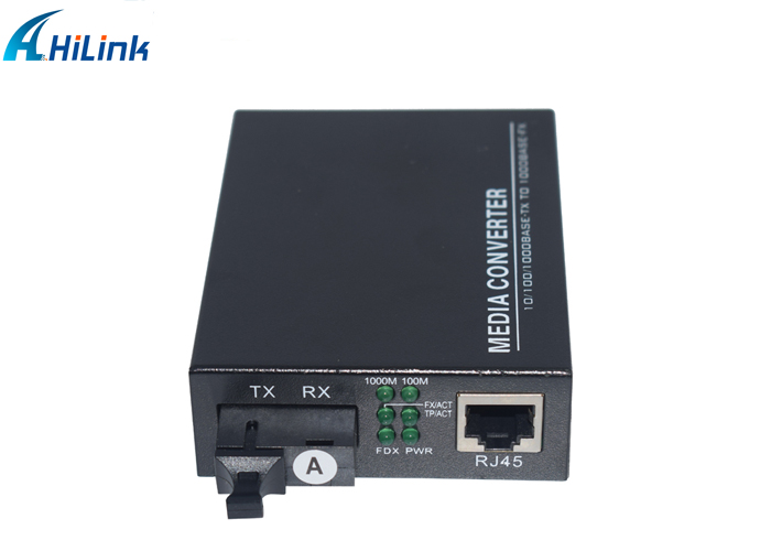 10/100/1000M SC Single Fiber Media Converter