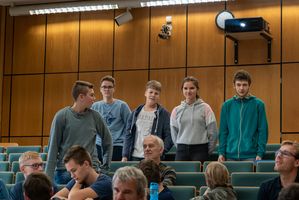 Schüler bei der zweiten Auftaktveranstaltung