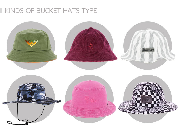 kinds of bucket hat