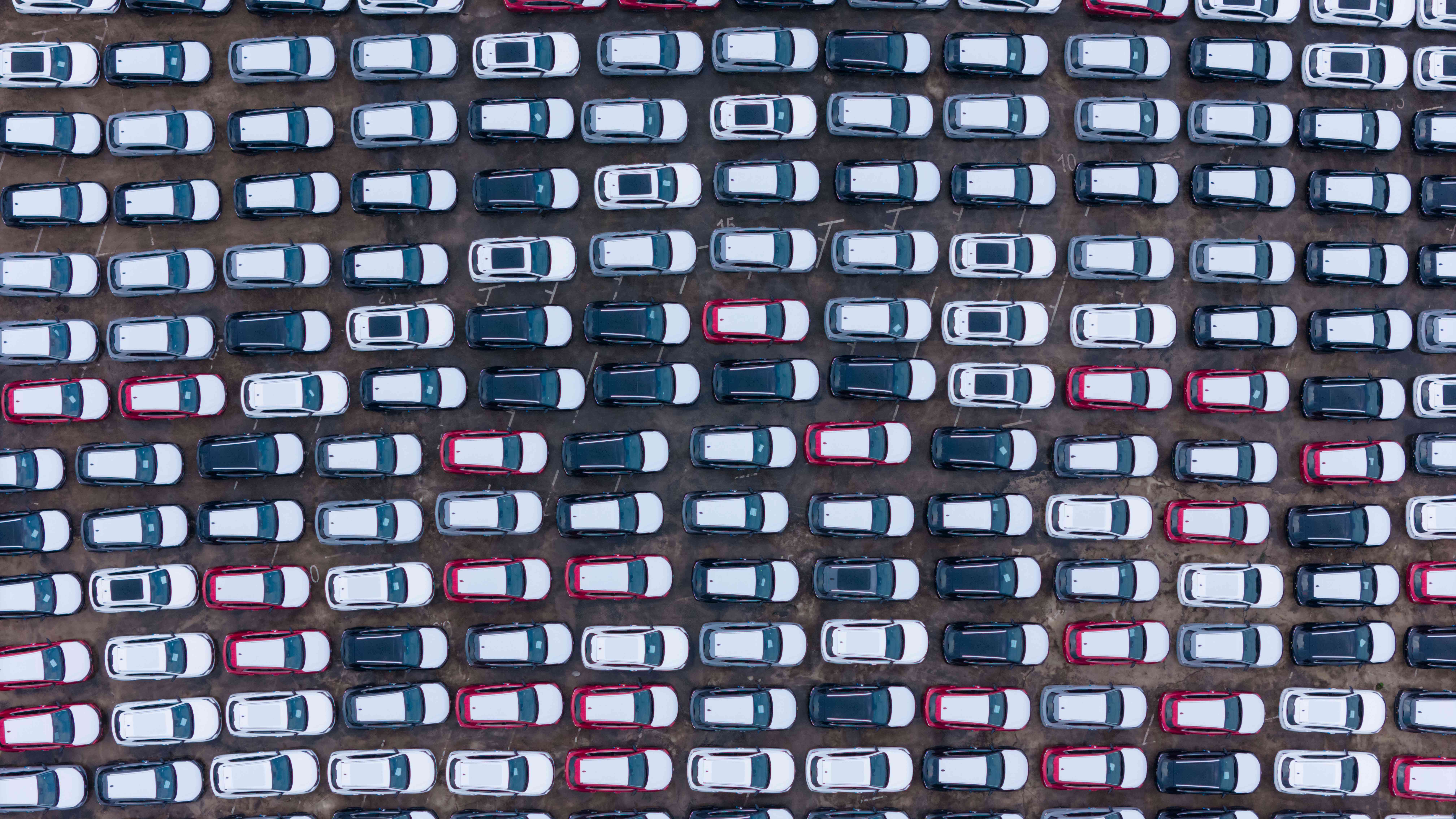 Rows of car at the Changan Automobile Distribution Center in Chongqing, China, on May 19, 2024