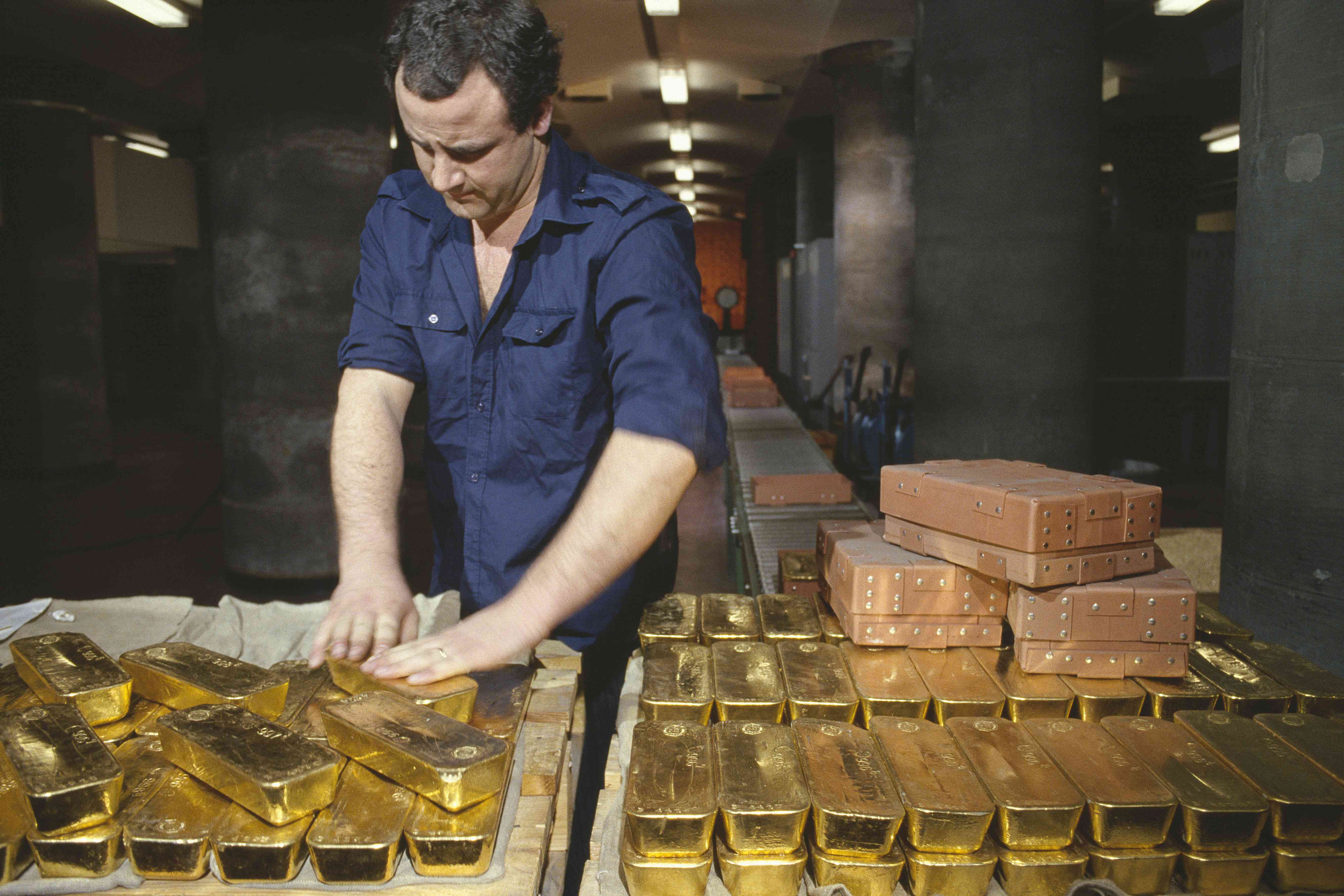 Gold reserves at the Banque de France