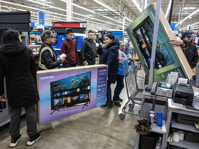 Shoppers at a Walmart store in New Jersey.