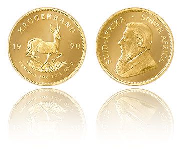 South African Gold Krugerrand Coins