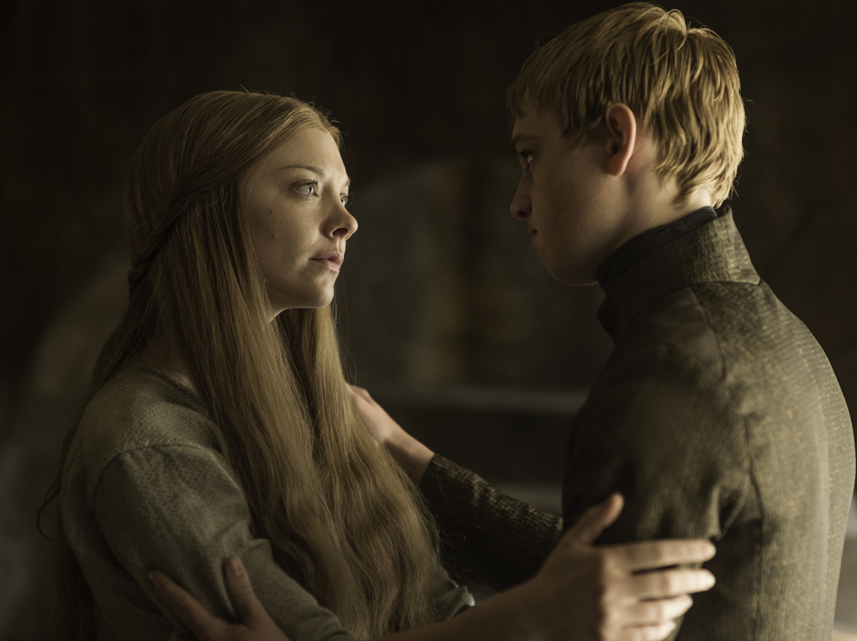 Natalie Dormer and Dean-Charles Chapman in "Game of Thrones."