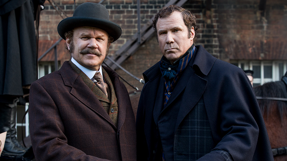 SHERLOCK HOLMES (Will Ferrell) and WATSON (John C. Reilly) in Columbia Pictures' HOLMES AND WATSON.