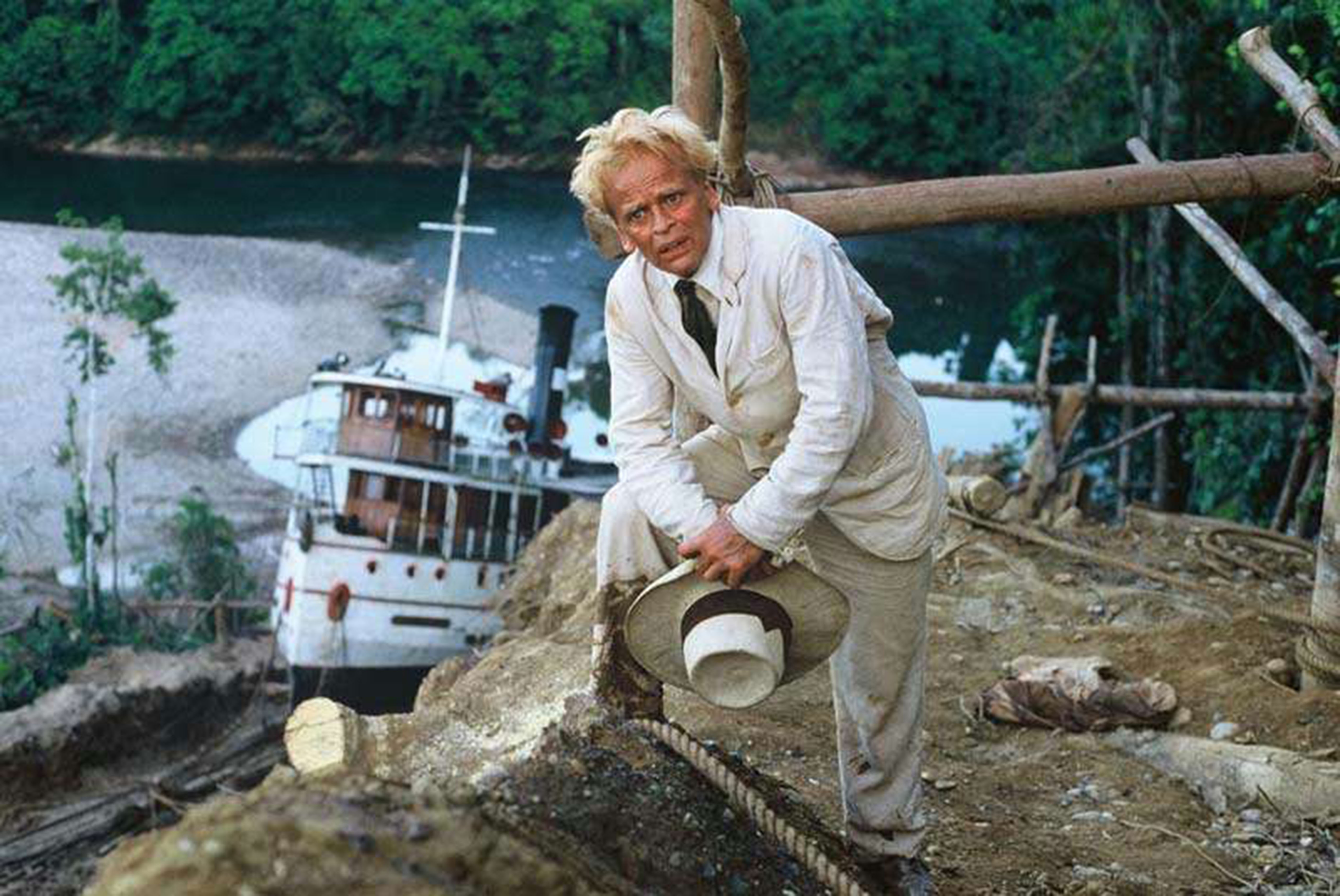 Editorial use only. No book cover usage.Mandatory Credit: Photo by Moviestore/Shutterstock (3186156a) Klaus Kinski Fitzcarraldo - 1982