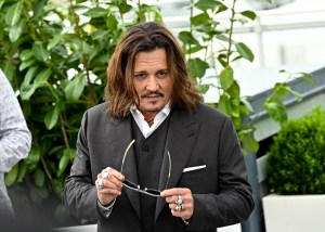 Johnny Depp at the photocall for 'Jeanne du Barry' at the 76th Cannes Film Festival held at the Palais des Festivals on May 17, 2023 in Cannes, France. (Photo by Michael Buckner/Variety via Getty Images)