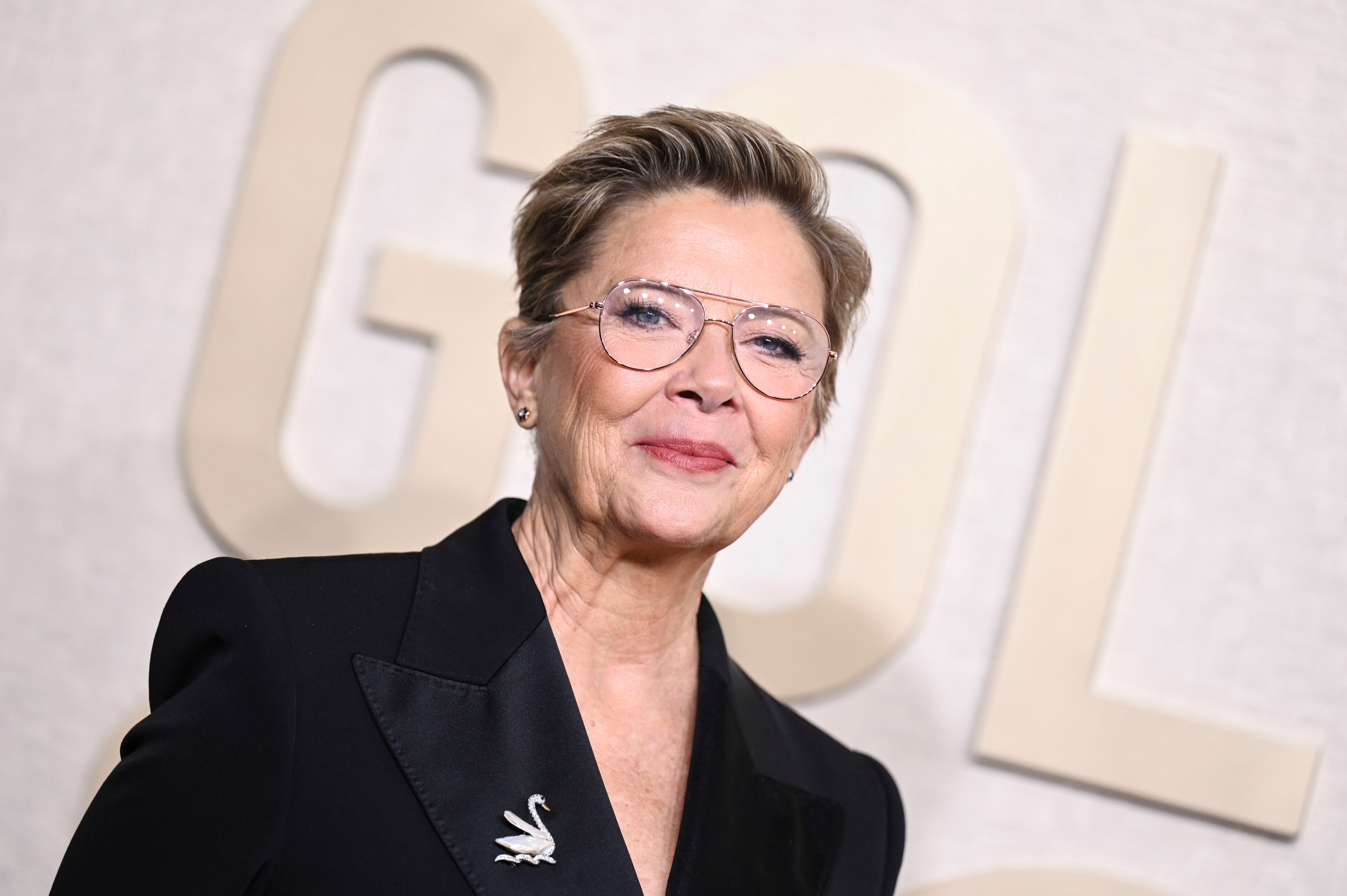 Annette Bening. at the 81st Golden Globe Awards held at the Beverly Hilton Hotel on January 7, 2024 in Beverly Hills, California.