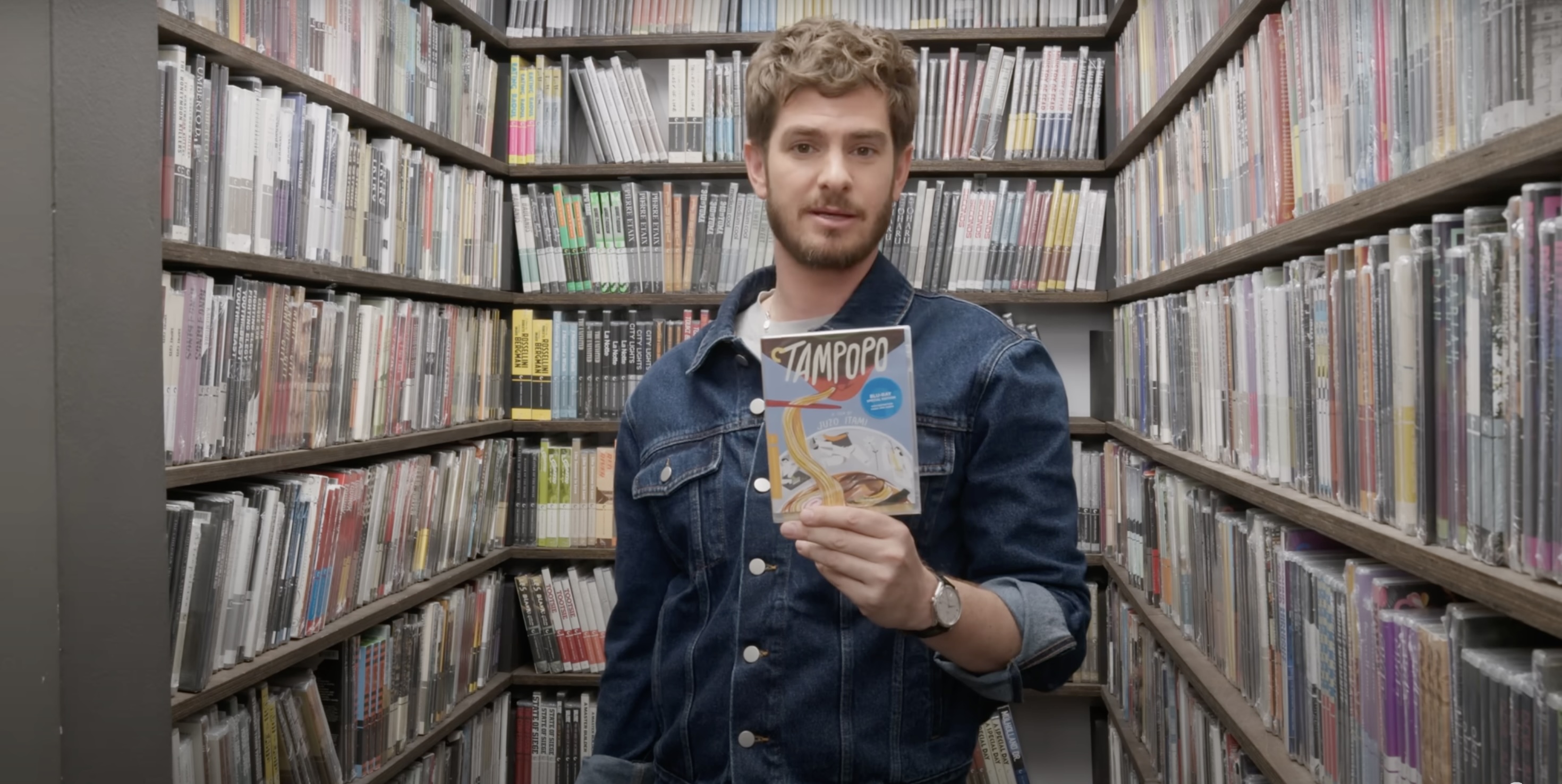 Andrew Garfield in the Criterion Closet