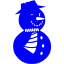 blue christmas 54 icon