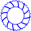 blue christmas 14 icon