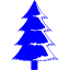 blue christmas 30 icon