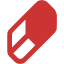 persian red erase icon