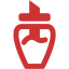 persian red sugar icon