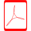 red pdf file 2 icon