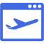 royal blue landing page icon