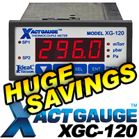 Ideal Vacuum XG-120 Digital Thermocouple Gauges On Sale