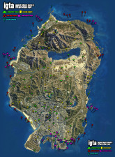 GTA V Collectibles Map