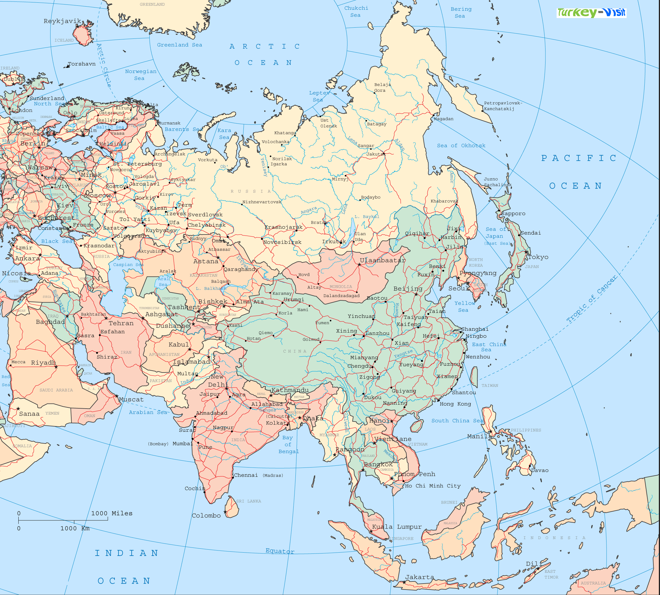 Asia Map