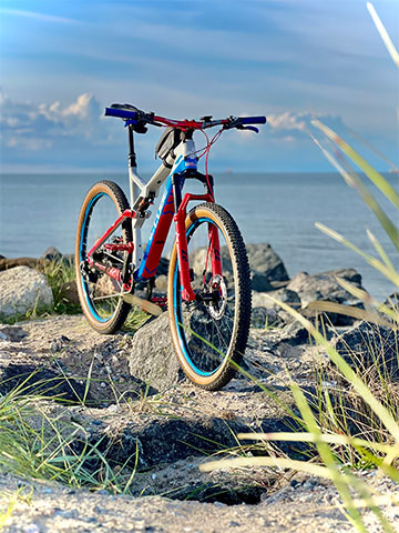 Wohlverdiente Abendrunde an der Ostseeküste mit meinem JobRad