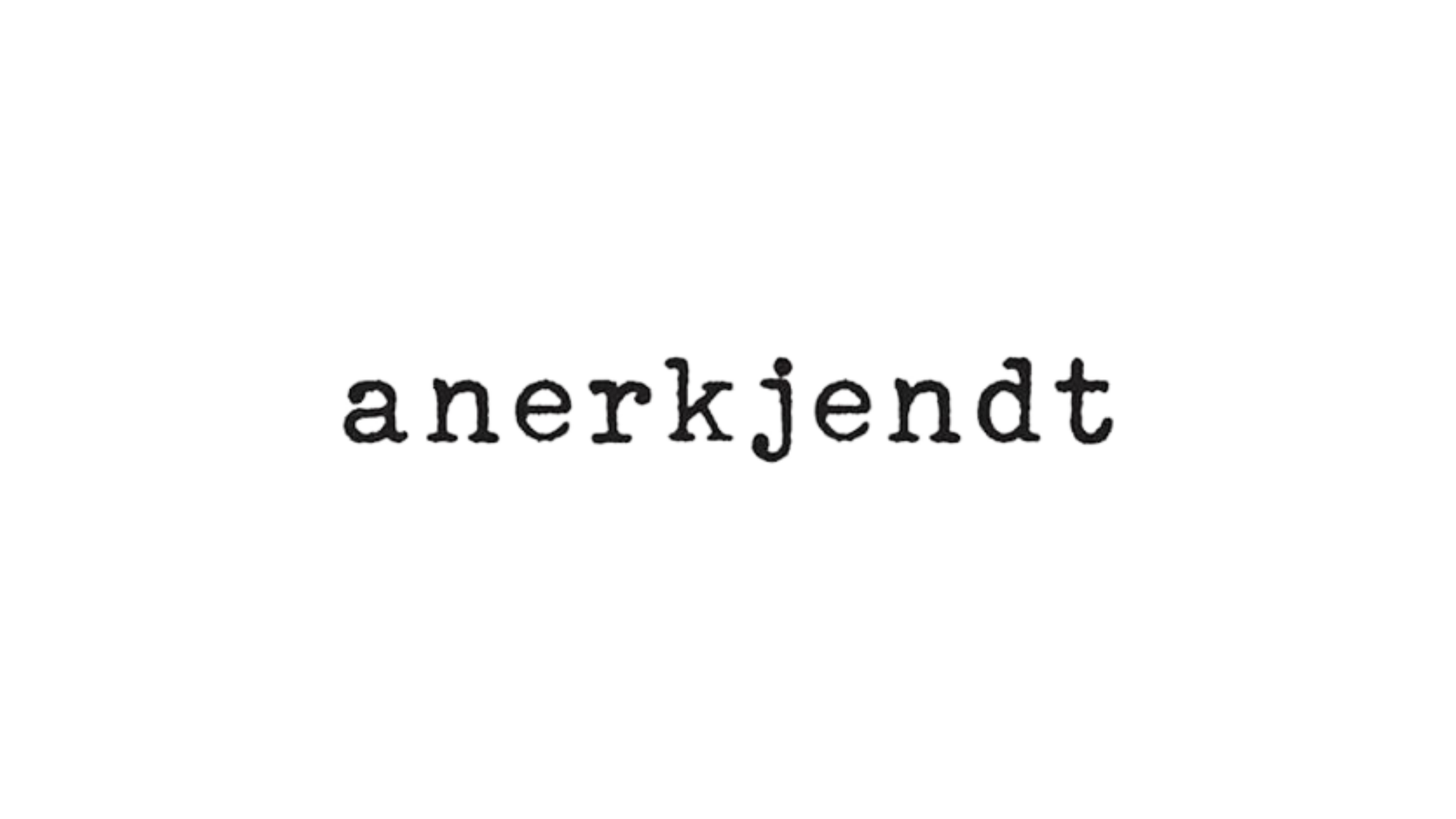 Anerkjendt