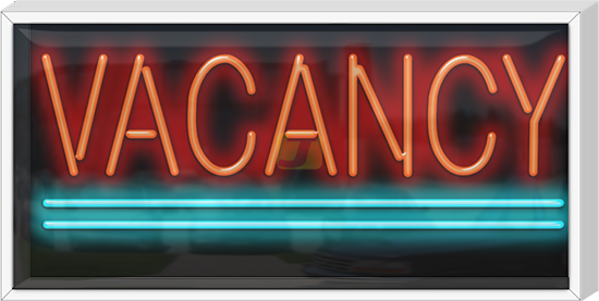 Outdoor Vacancy Neon Sign