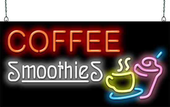 Coffee Smoothies Neon Sign