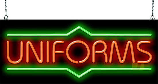 Uniforms Neon Sign