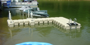 Static Floating Boat Lifts