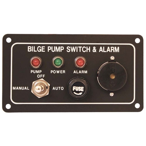 Bilge Alarm & Pump Control Switch Panel 12v