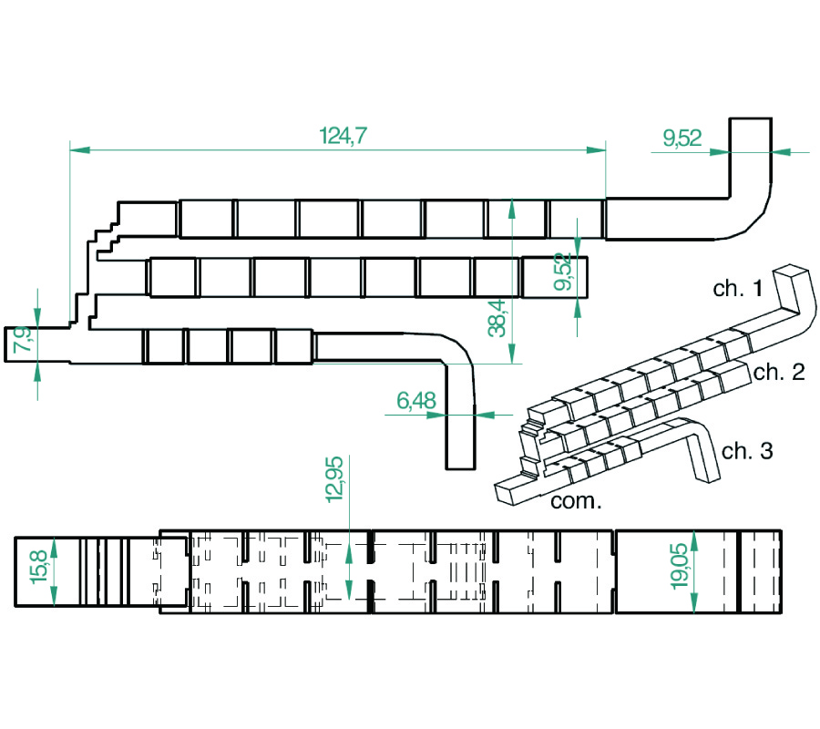 COMPACT FULL KU-BAND TRIPLEXER WITH IMPROVED E-PLANE POWER DIVIDER