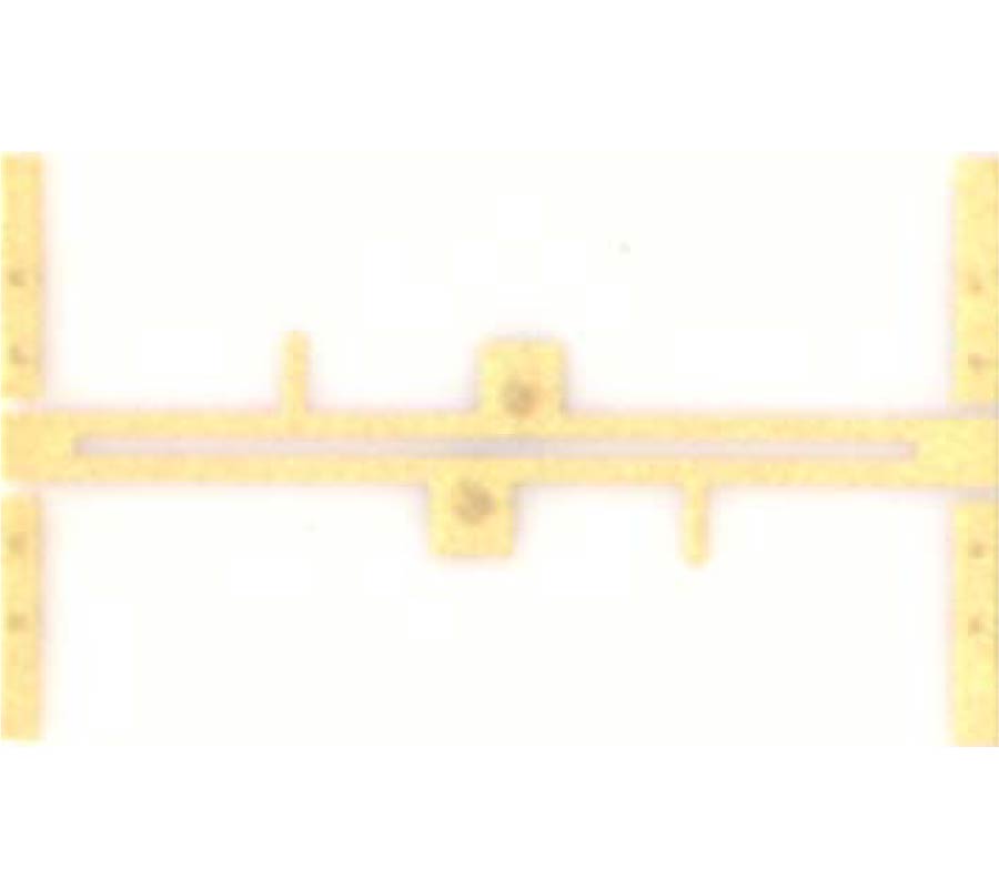 ROTATIONALLY SYMMETRIC COUPLED-LINES BANDPASS FILTER WITH TWO TRANSMISSION ZEROS