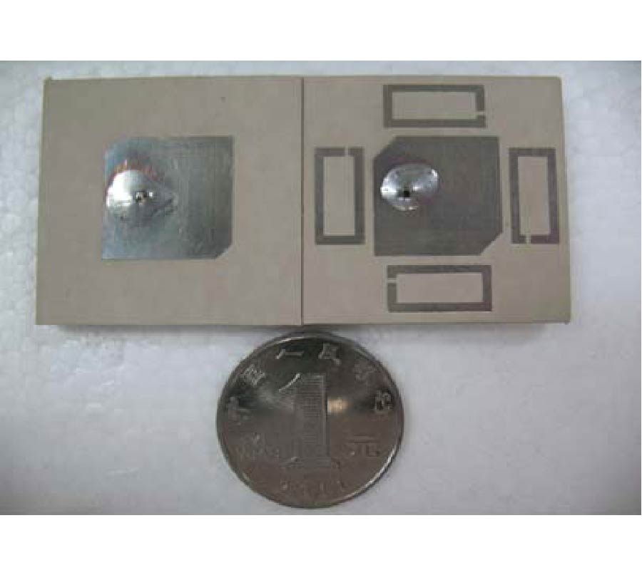 A NEW METHOD FOR BROADENING BANDWIDTHS OF CIRCULAR POLARIZED MICROSTRIP ANTENNAS BY USING DGS & PARASITIC SPLIT-RING RESONATORS