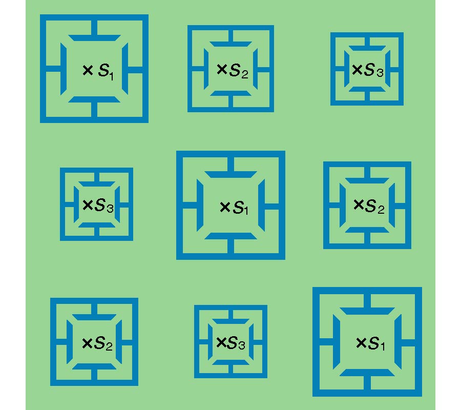 A FAMILY OF ULTRA-THIN, POLARIZATION-INSENSITIVE, MULTI-BAND, HIGHLY ABSORBING METAMATERIAL STRUCTURES