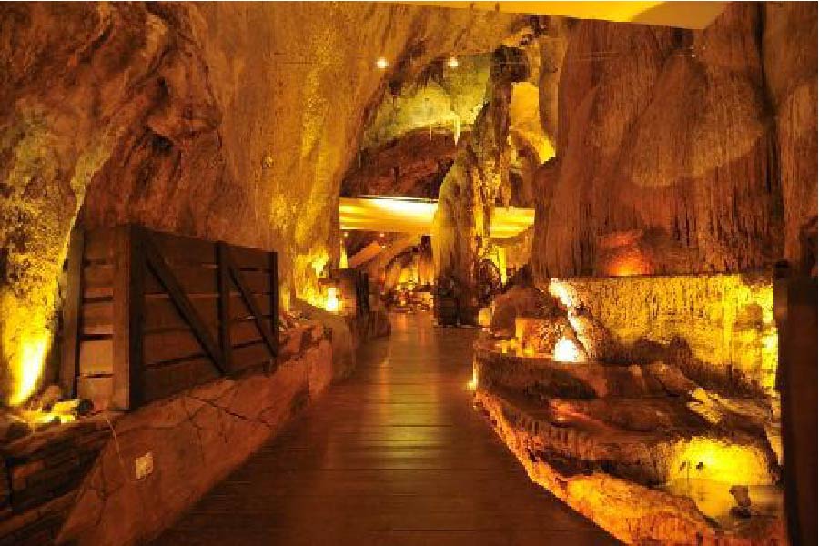 PROPAGATION MEASUREMENTS AND MODELLING OF NATURAL TROPICAL CAVES